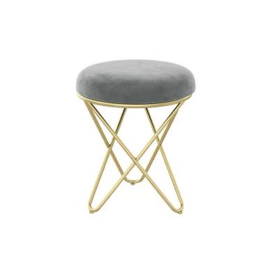 China Space Saving Foldable Custom Fancy Round Low Sneak Stool Stools With Base for sale