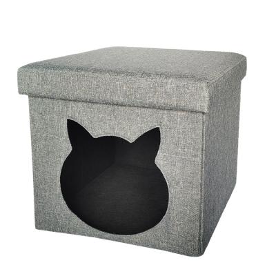 China Popular Multi-Function Foldable Storage Stool Stool Folding Stool Pet House Stool for sale