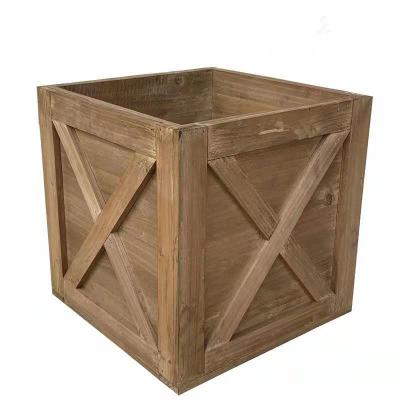 China Attractive Hotel Home Restaurant Promotional Quality In Quality And Price White Brown Wooden Storage Box for sale