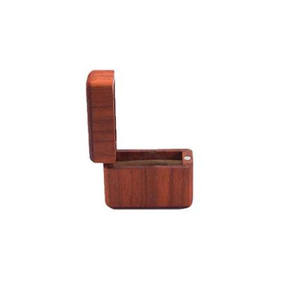 China Wholesale Home Hotel Restaurant Customized Square Solid Wood Ring Case Pantone Color Number Box Good Quality for sale