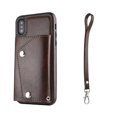 China 2021 Creative Shape Leather Mobile Phone Case Wallet Leather Multifunctional Protective Case For iPhone 11 XR for sale