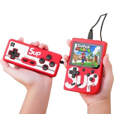 China Newcomer Support Flying Dual 400 Video Handheld Game Single Player Game Console Double In 1 Box Classic Retro MORE Game for sale