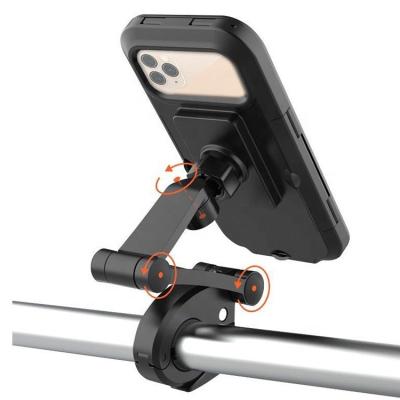 China Adjustable Waterproof Phone Holder Bike Allows Touchscreen and Face ID for sale