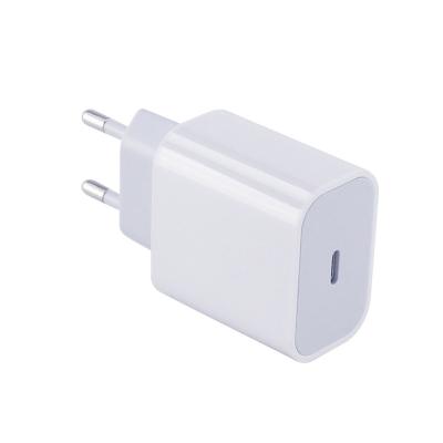 China Portable Cell Phone FCC CE Wall Charger 20W Adapter EU US R-U Plug Qucik Charging For iPhone 12 Pro Max for sale