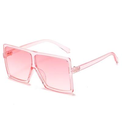 China UV400 YATAI Adult Oversized Vintage Square Sunglasses 2020 PC UV400 Fashion Women Sun Glasses Colorful Shades for sale