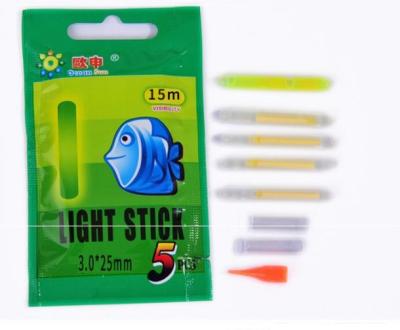 China Collecting Fish Fishing Glow Stick 5 Pack Night Fishing Tackle Accessories Wild Fishing Glow Stick Light Stick for sale