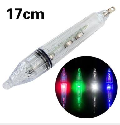 China Gathering Fish 17cm Multi Color 45G Plastic Lamp Lure Squid Underwater Fishing Lights for sale