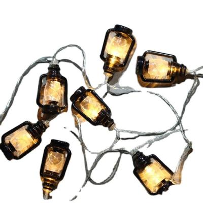 China Christmas Retro Lantern Led String Lights 1M/2M Battery Operated Kid Nursery Holiday Xmas Light for sale