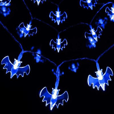 China Christmas Halloween Bat String Lights 20 LED Battery Operated Fairy Lights 7Ft for sale