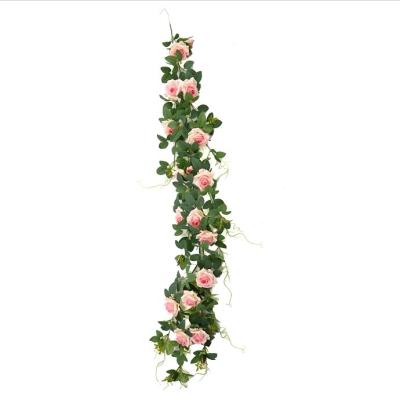 China Wedding Celebration Wedding Festival Artificial Flower Garlands Centerpiece Decorative Flower Vine for sale