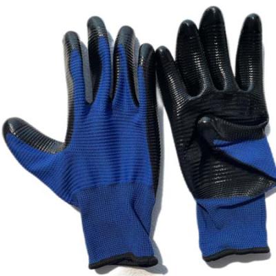 China Hot Sale Safety Hands Protective Work Gloves With Nitrile / Latex Coated 16 for sale