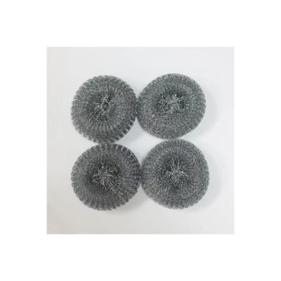 China Stocked Stainless Steel Scrubber Sponge Scrubber Galvanized Mesh Scrubber For Kitchens for sale