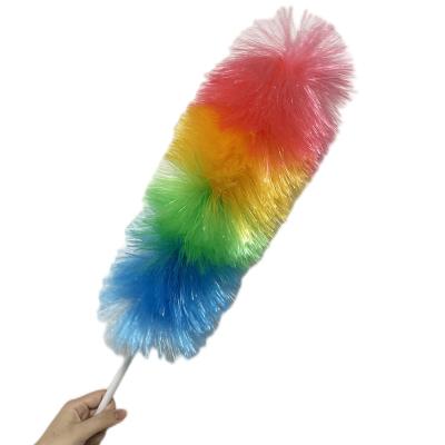 China Cheap Price Microfiber Factory Colorful Soft Magic PP Feather Soft Plastic Grip Iron Handle Cloths for sale