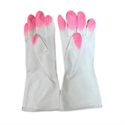 China Household High Quality Latex PVC Long Sleeve Cleaning Gloves for sale