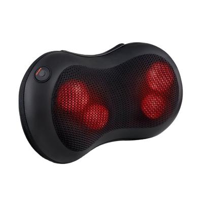 China Home Electric Neck Shoulder Pillow Shiatsu Massager Car Massager Back Massager Pillow With Heat for sale