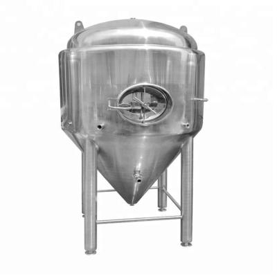 China 304/316L 100L-10000L stainless steel ss304 beer fermentation tank/jacketed beer brewing conical tank for sale