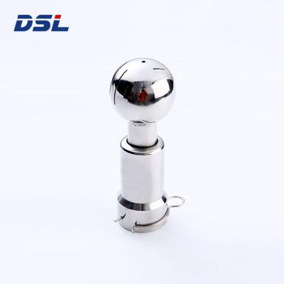 China Sanitary Rotary Type Water Stainless Steel Spray Cleaning Ball Pin for sale