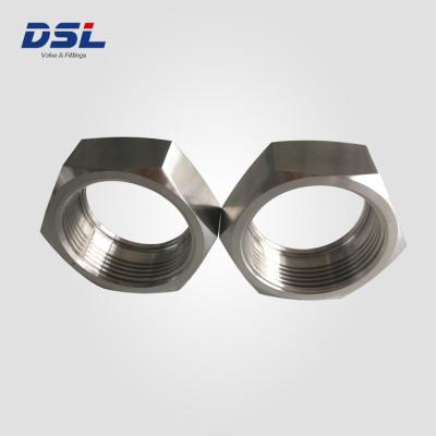 China Food Water Pipe System Sanitary Stainless Steel Pipe Fittings Hexagon Union RJT / IDF Hex Nut for sale