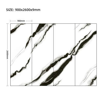 China Marble Tile Design 900x2600 Polished Big Size Marble Flooring Tiles Agglomerated Stone Marble Look Slab Wall Tile For Interior Wall for sale