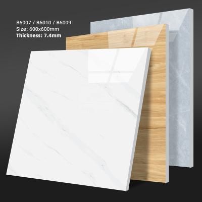 China 60x60 80x80 Full Glazed Modern Glazed Ceramic Floor Tiles Porcelain Ghana Calacatta Wall Tile For Apartment for sale