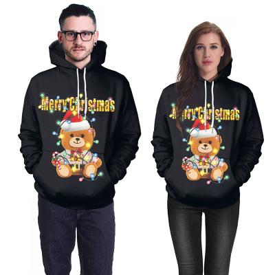 China Breathable Cotton Polyester Mens Christmas Sweatshirt Designs Custom Mens Hoodie With Hood for sale