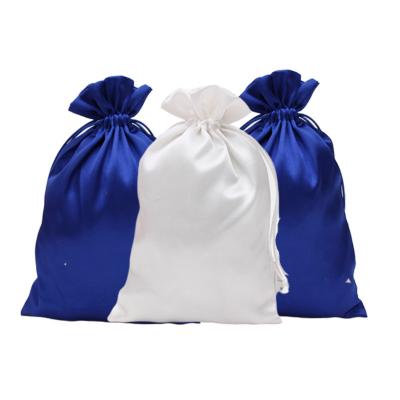 China Recyclable Wholesale Custom Satin Bags Hair Packaging Papers Wig Bags for sale