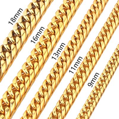 China Factory Price TRENDY Pretty 18K Gold Plated Stainless Steel Bracelet For Men's Bracelets for sale