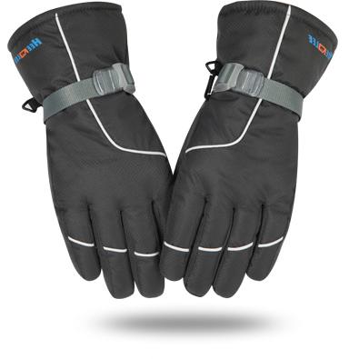 China Plaid Fabric Heekalee Touch Screen Ski Gloves Stock /Winter Cycle Gloves/Snow Gloves for sale