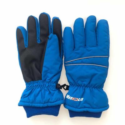 China Waterproof\warm\breathable\comfortable/can be touch screen winter children's ski gloves thickened, waterproof non-slip brown gloves factory wholesale for sale