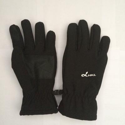 China 3m polyester thinsulate c40 insulation five finger pu ski glove jiaxiang reflective printing conductive fabrication for sale