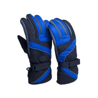 China Shandong thinsulate membrane ski glove hipora single reflective piping waterproof ski glove manufacturing for sale