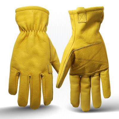 China Work Hand-Protective Breathable Leather Anti-Slip Water Resistant Hand Protection for sale