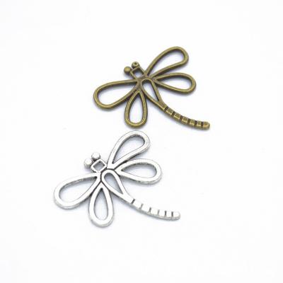 China Wholesale ALLOY Metal Jewelry Findings Dragonfly Charms Beads DIY Jewelry Making Accessories for sale