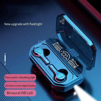 China LED Digital Display A15 IPX7 Waterproof BT 5.1 HD Touch Bass Stereo Music Earphone TWS High Fidelity Wireless Earphone Earbuds for sale