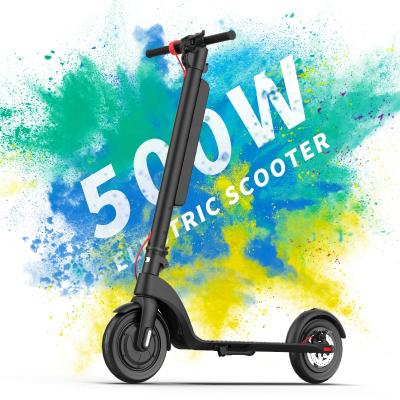 China Unisex Original Electric Scooters 10AH 10 Battery X8 Kick E Kick Scooter 350W 500W 45KM Range Folding Electric Scooters X8 for sale