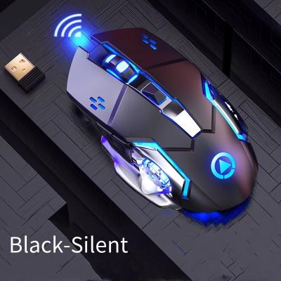 China A4 Wireless Rechargeable Gamer Silent Mouse 1600 DPI USB Mute Mute USB Mice Backlight Gamer Mice Gaming Mice For PC Laptop Computer for sale