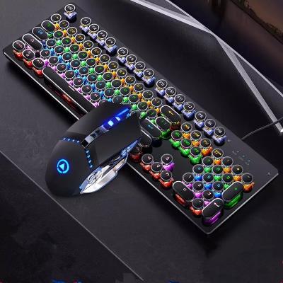 China 3200dpi RGB 104 Key Metal Gaming Keyboard and USB Cable Mousepad Gamer Headset Rainbow Keyboard Gaming Keyboard Set for sale