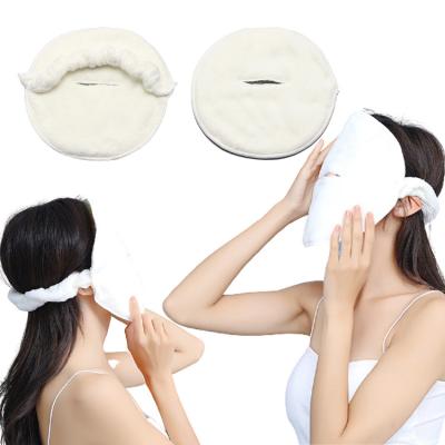 China Anti Aging Face Towel Beauty Skin Care Moisturize Women Spa Towels Compress Cold-Hot Facial Towel Reusable Steam Kids Safe Facial Towel for sale