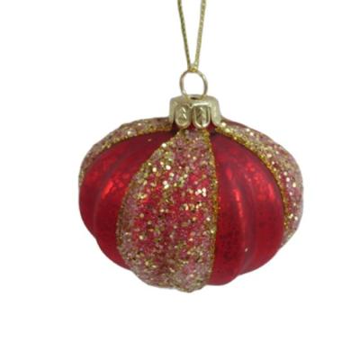 China Christmast Ornament Round Christmas Baubles Popular Hanging Christmas Baubles Decoration Cheap Glass Ornaments for sale