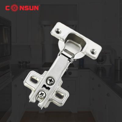 China New CONSUN Modern Kitchen Furniture Hardware 35MM Cup Soft Close Sideboard Hinge, Cabinets Hardware Slide On Hinge for sale