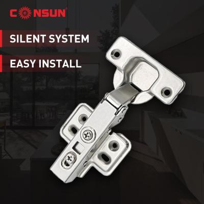 China High quality material; Anti corrosion ; Furniture Hardware Soft Closing Clip On Cabinet Soft Close Hydraulic Concealed Door Hinge for sale