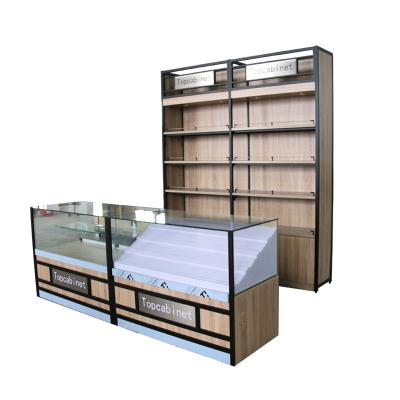 China Single-Sided Multi-Function Supermarket Display Racks Cosmetic Display Cabinet Shop Display Cabinet Boutique for sale