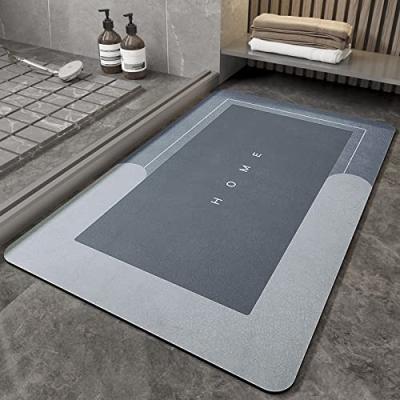 China Washable Unique Design Hot Sale 40*60 4mm bathroom mat absorbent baby diatom bath mat non slip for sale