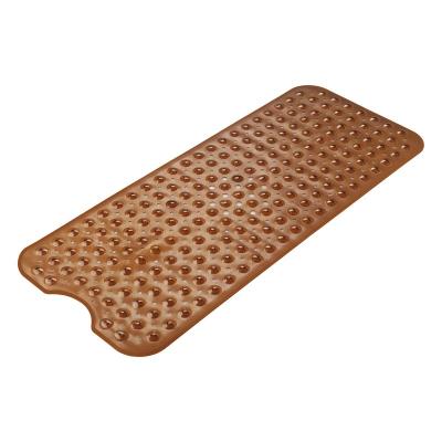 China Sustainable 2022 Hot sell  40*100cm PVC bathroom use anti slip bath mat for sale