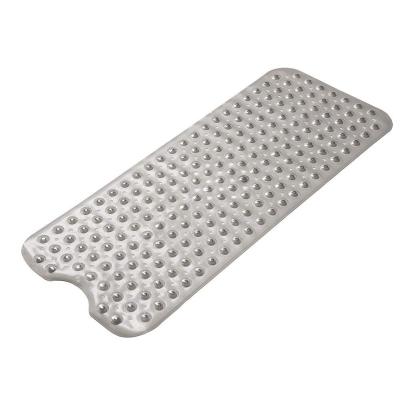 China Sustainable 2022 Hot sell  40*100cm PVC bathroom use anti slip bath mat for sale