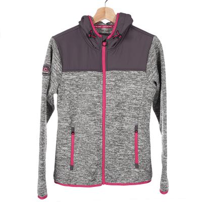 China 2021 Custom Zipper Hooded Polyester Fleece Autumn Breathable Working Jackets For Women for sale