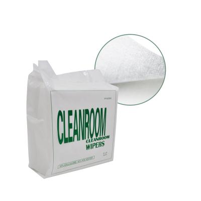 China Stocked Multipurpose Industrial Cleaning Oil Absorbent Disposable Lint Free 0609 Cleanroom Nonwoven Wipes for sale