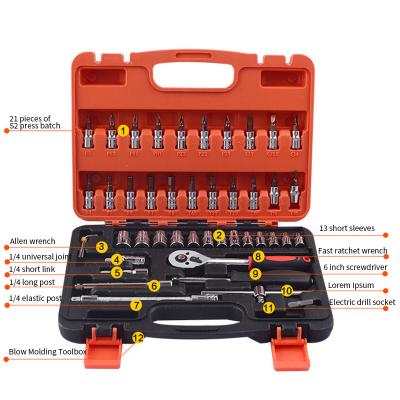 China Car Repair Set SOLUDE Car Repair Dr. And Dr. Socket Wrench Set 1/2