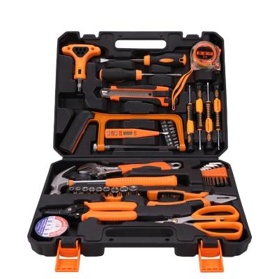 China Durable+Portable+Comfortable Handle+Small Pack SOLUDE Home Repair Tool Kits, 45 Pieces Scissor Tool Kits Household Tool Kits with Plastic Toolbox Storage Case for sale