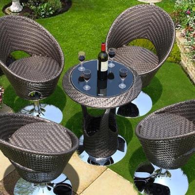 China 2023 hot sale metal base rattan coffee table series modern Foshan factory garden outdoor furniture European style for sale